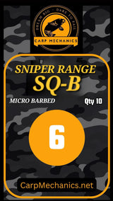 Teflon Coated Square Bend Barbless Hook